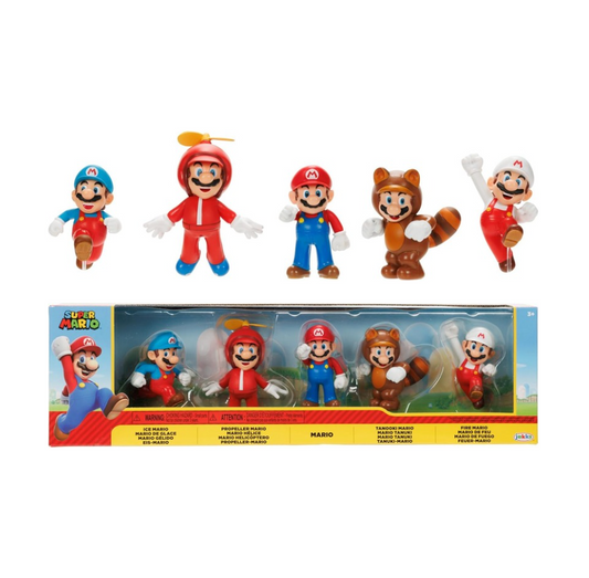 Figuras Nintendo Super Mario Bros 5 Transformaciones