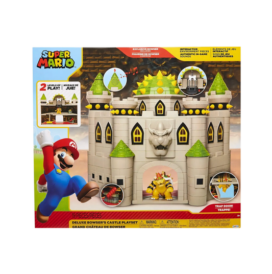 Juguete Escena Batalla Castillo De Bowser Super Mario