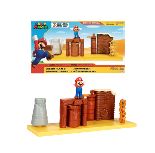 Super Mario Juego Del Desierto Playset