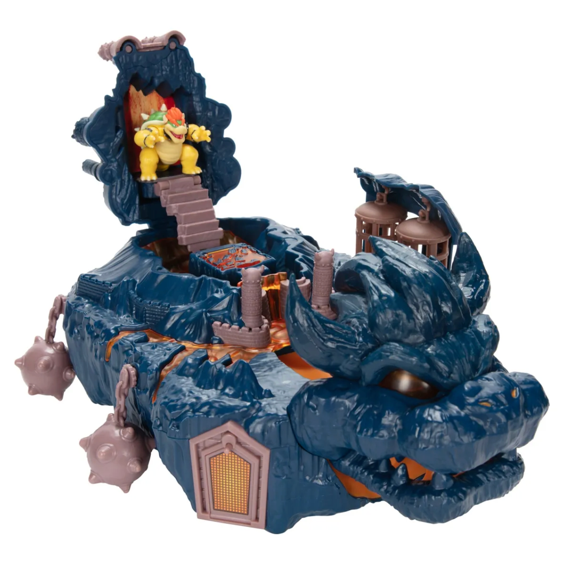 Playset Castillo Isla De Bowser Nintendo Super Mario Bros