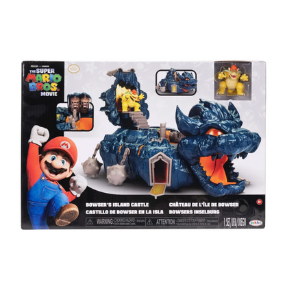 Playset Castillo Isla De Bowser Nintendo Super Mario Bros