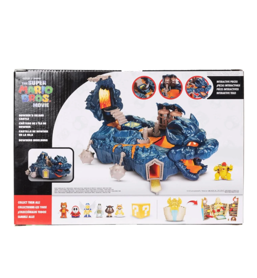 Playset Castillo Isla De Bowser Nintendo Super Mario Bros