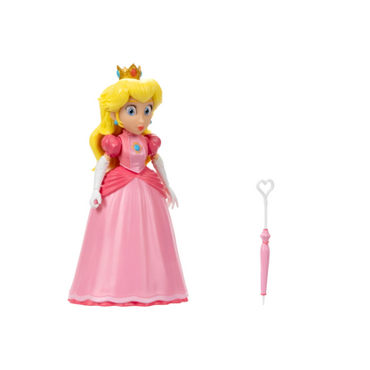 Figura Princesa Peach Super Mario Bros Movie Jakks