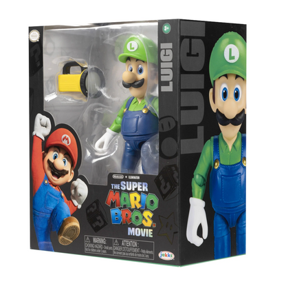 Figura Luigi Juguete Super Mario Bros Movie Jakks