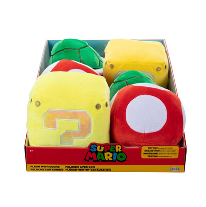 Peluche Con Sonido Super Mario Honguito Rojo