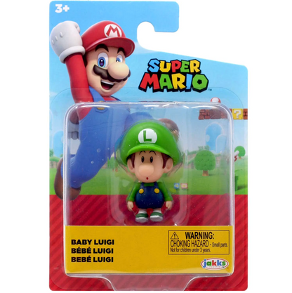 Figura Super Mario Baby Luigi Jakks Pacific 6cm