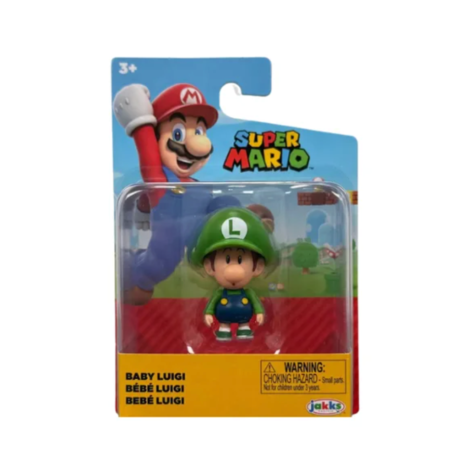 Figura Super Mario Baby Luigi Jakks Pacific 6cm