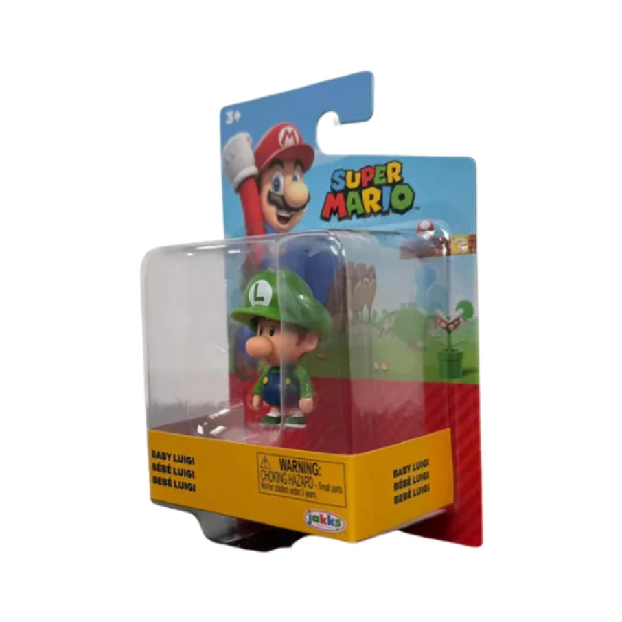 Figura Super Mario Baby Luigi Jakks Pacific 6cm