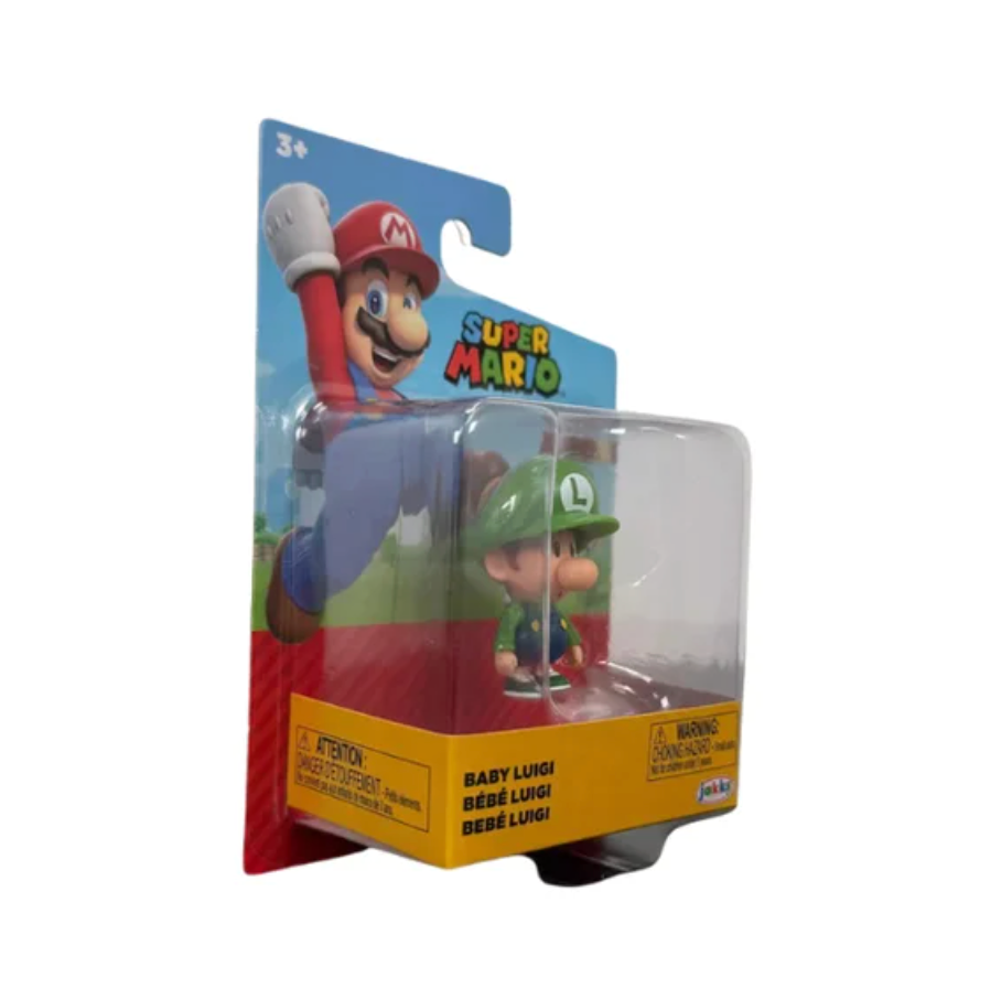 Figura Super Mario Baby Luigi Jakks Pacific 6cm
