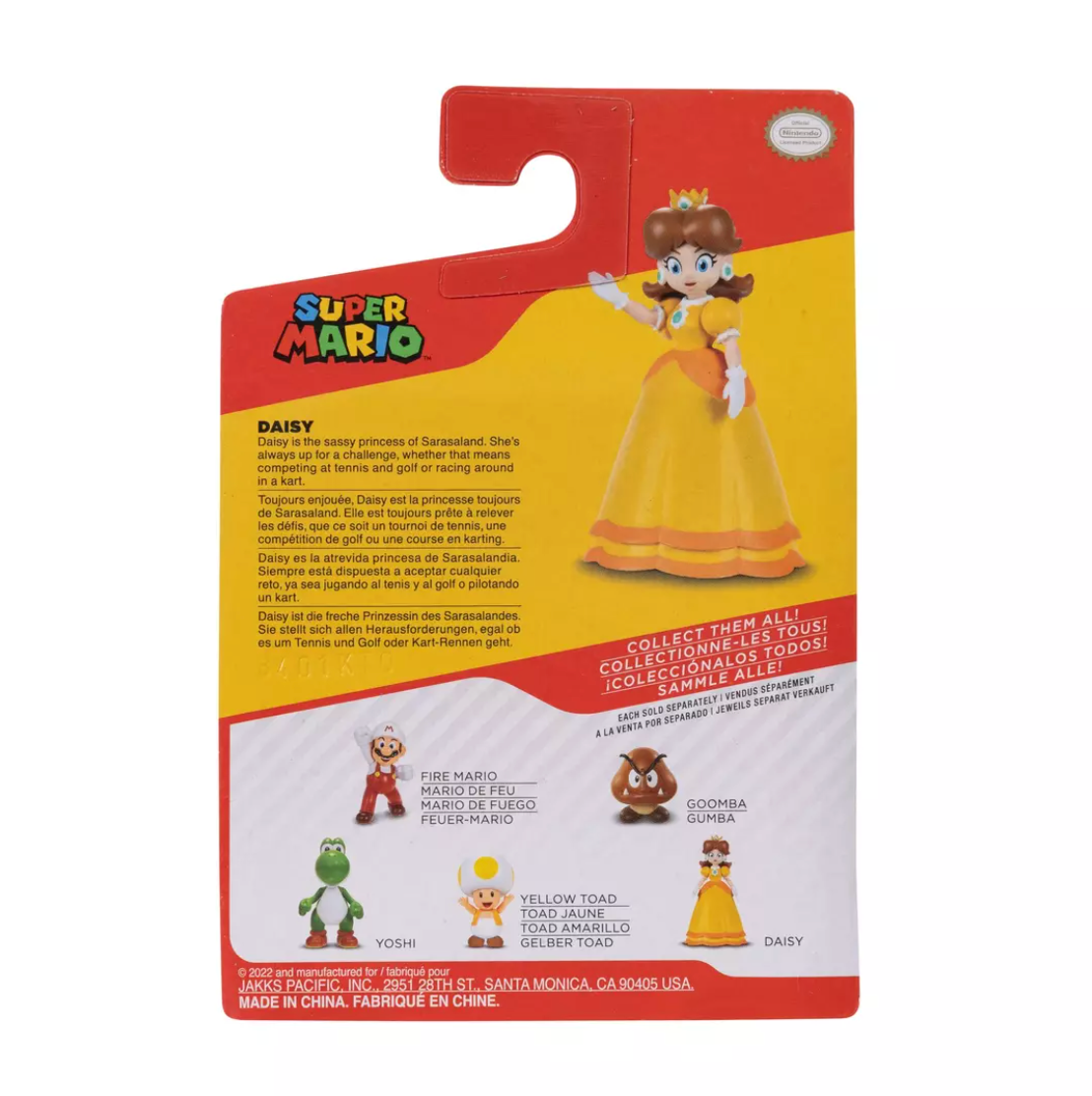 Figura Super Mario Daisy 6 Cms - Jakks Pacific