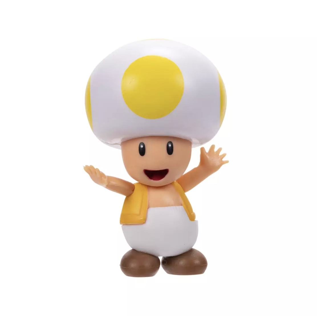 Figura Toad Amarillo Super Mario Coleccionable 6cm