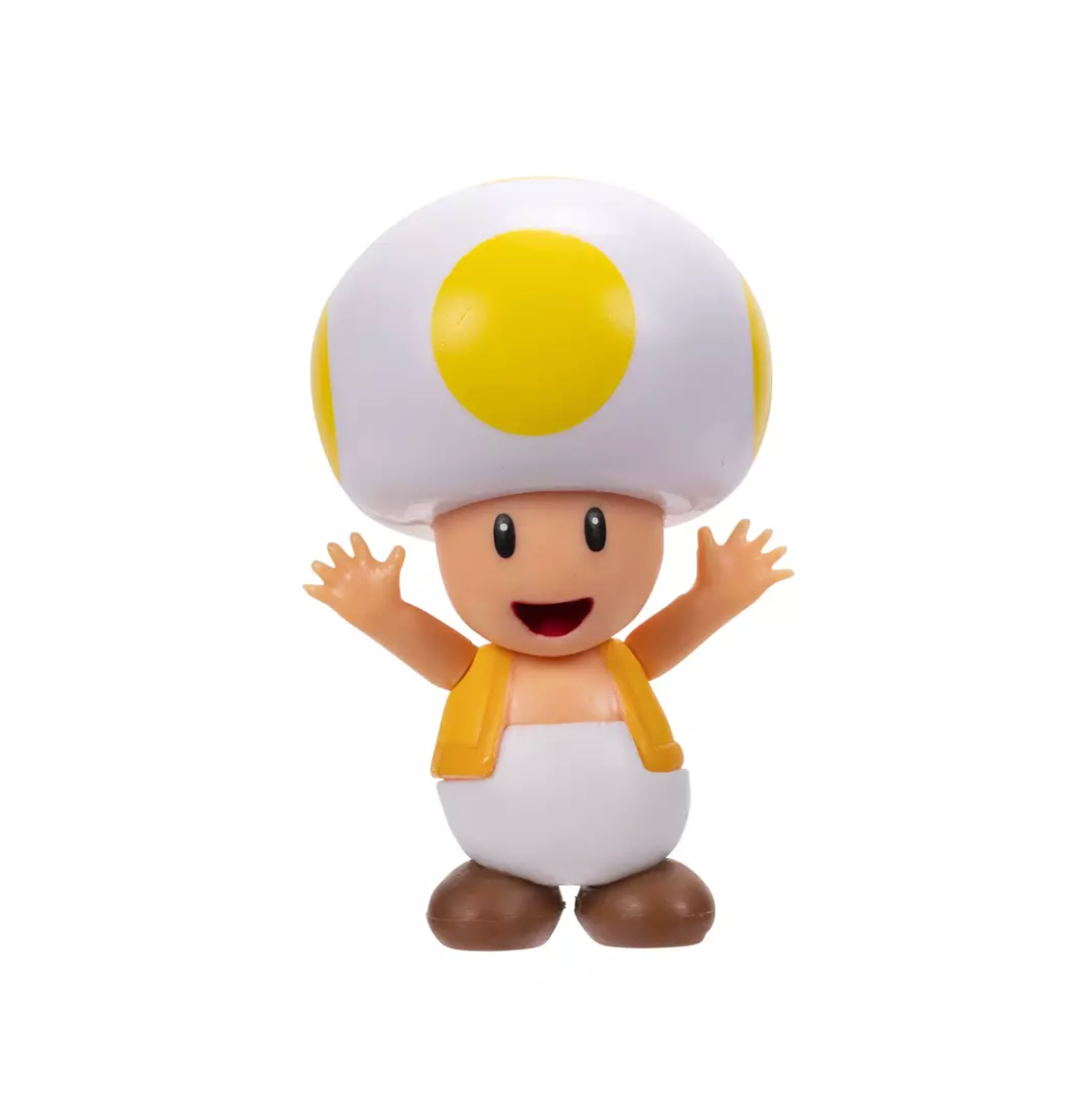 Figura Toad Amarillo Super Mario Coleccionable 6cm
