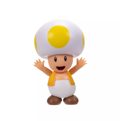 Figura Toad Amarillo Super Mario Coleccionable 6cm