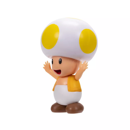Figura Toad Amarillo Super Mario Coleccionable 6cm