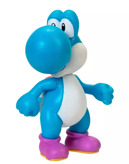 Figura Yoshi Azul Claro De 6cm Super Mario