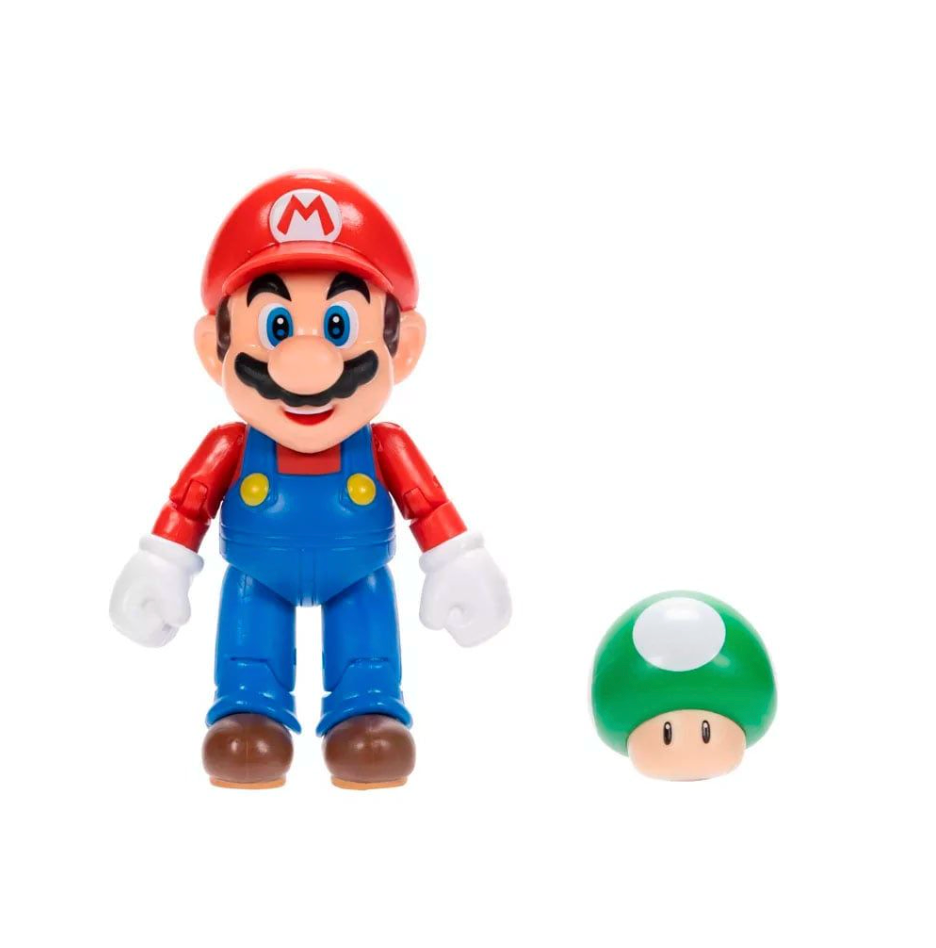 Super Mario Figura Mario Bros 10 cm Con Accesorio