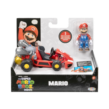 Super Mario Vehiculo Kart Racer con Figura Desmontable