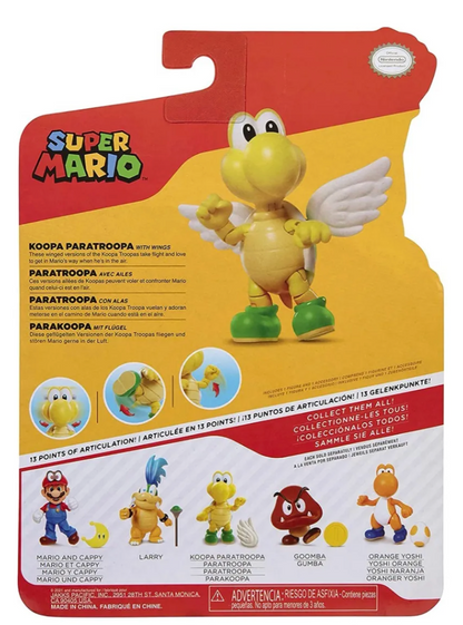 Figura de acción Koopa Paratroopa Super Mario Jakks