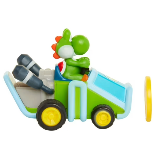 Mario Kart Vehiculo Modelo Yoshi Coin Racer Super Mario