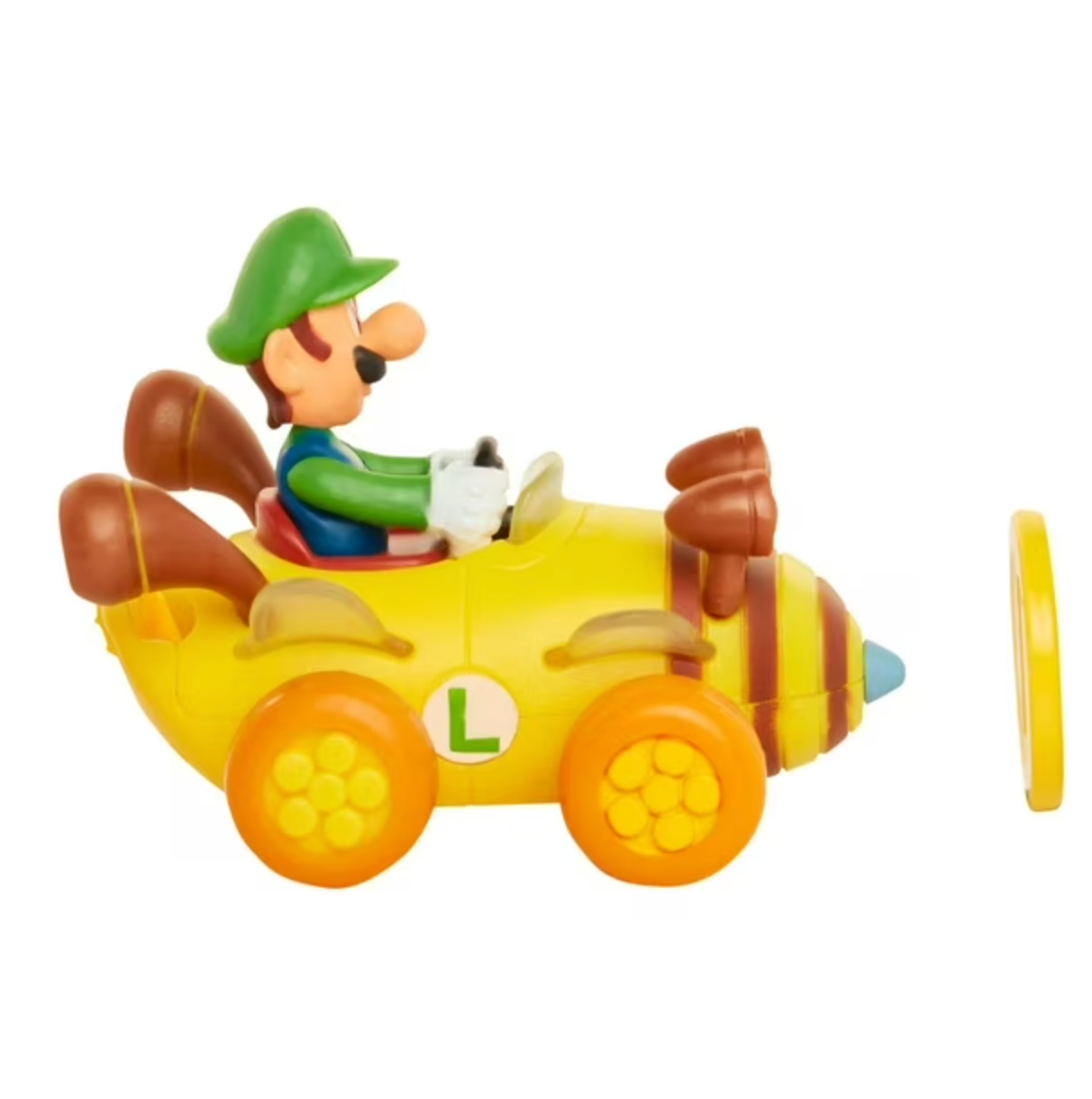 Mario Kart Vehiculo Modelo Luigi Coin Racer Super Mario
