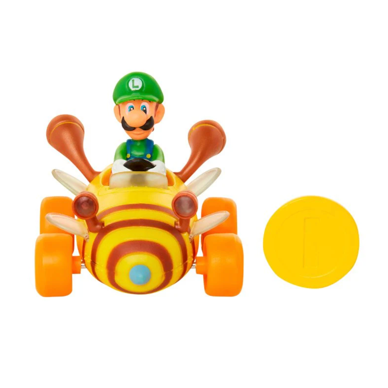 Mario Kart Vehiculo Modelo Luigi Coin Racer Super Mario