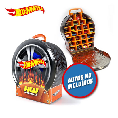 Caja Metalica Para Guardar 29 Autos Hot Wheels