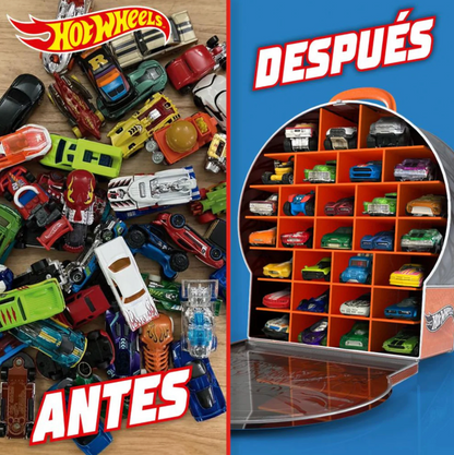Caja Metalica Para Guardar 29 Autos Hot Wheels