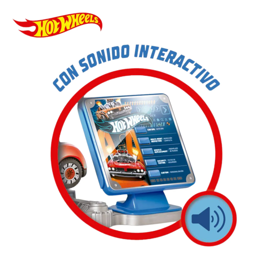 Caja Registradora Centro de Sevicios Hot Wheels