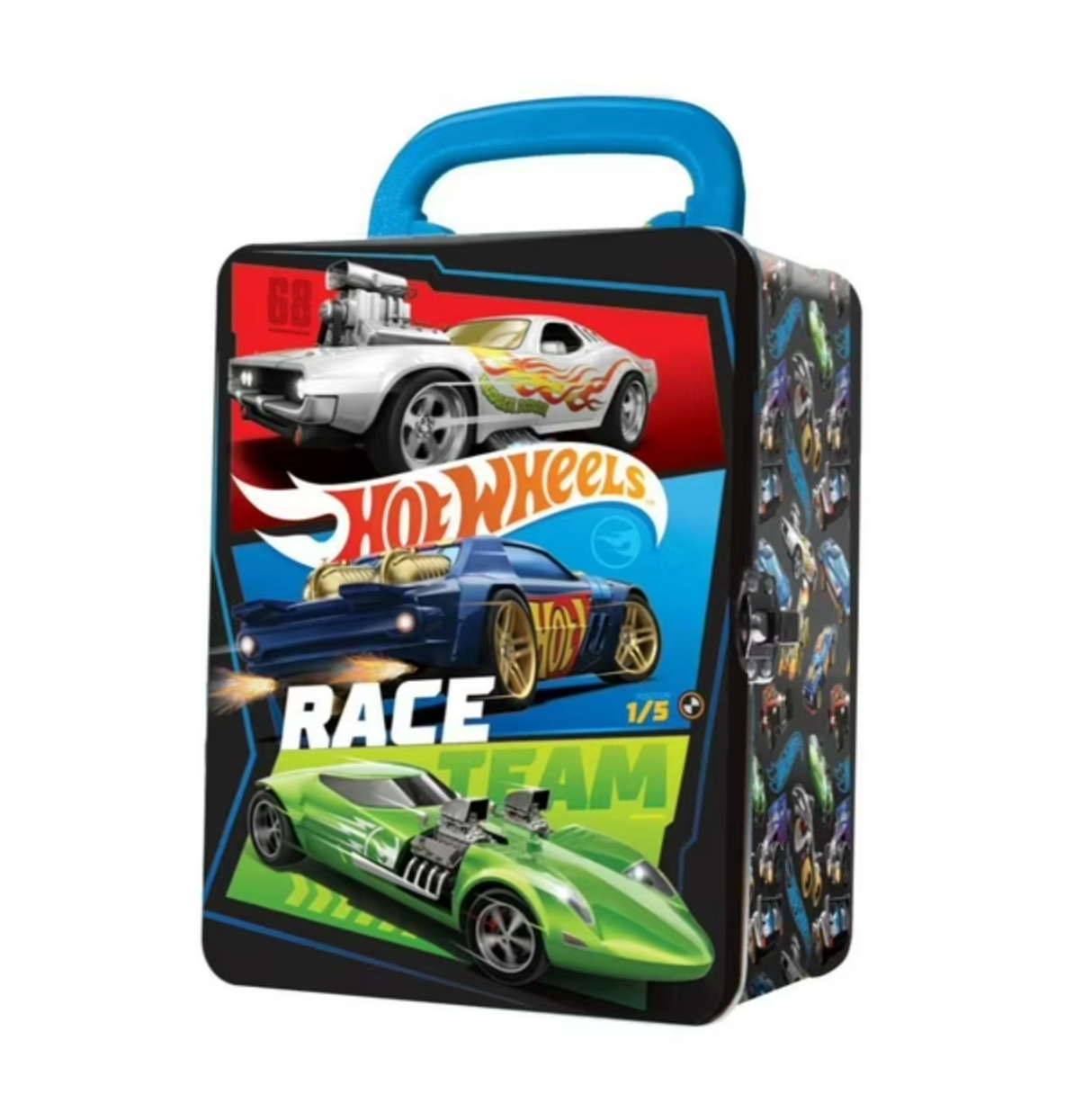 Caja Metalica Porta Autos Hotwheels Modelo 4