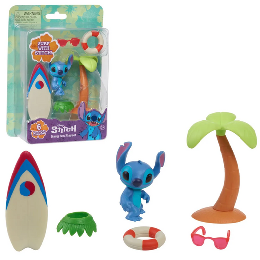 Playset Figuras Stitch Collecion Playa Lilo & Stitch Modelo 1