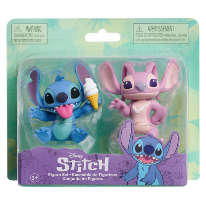 Pack De 2 Figuras Angel Y Stitch 7 Cm Lilo & Stitch