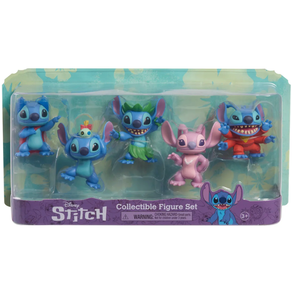 Set De 5 Figuras De Colección Lilo & Stitch 8cm
