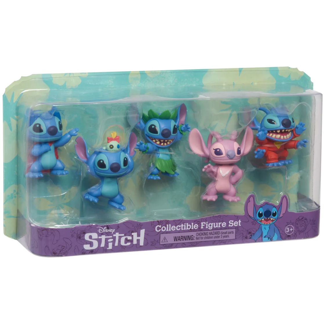 Set De 5 Figuras De Colección Lilo & Stitch 8cm