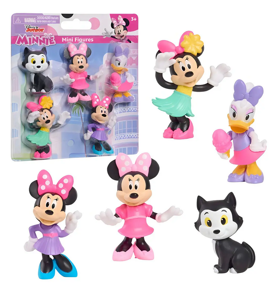 Pack De 5 Figuras Minnie Mouse