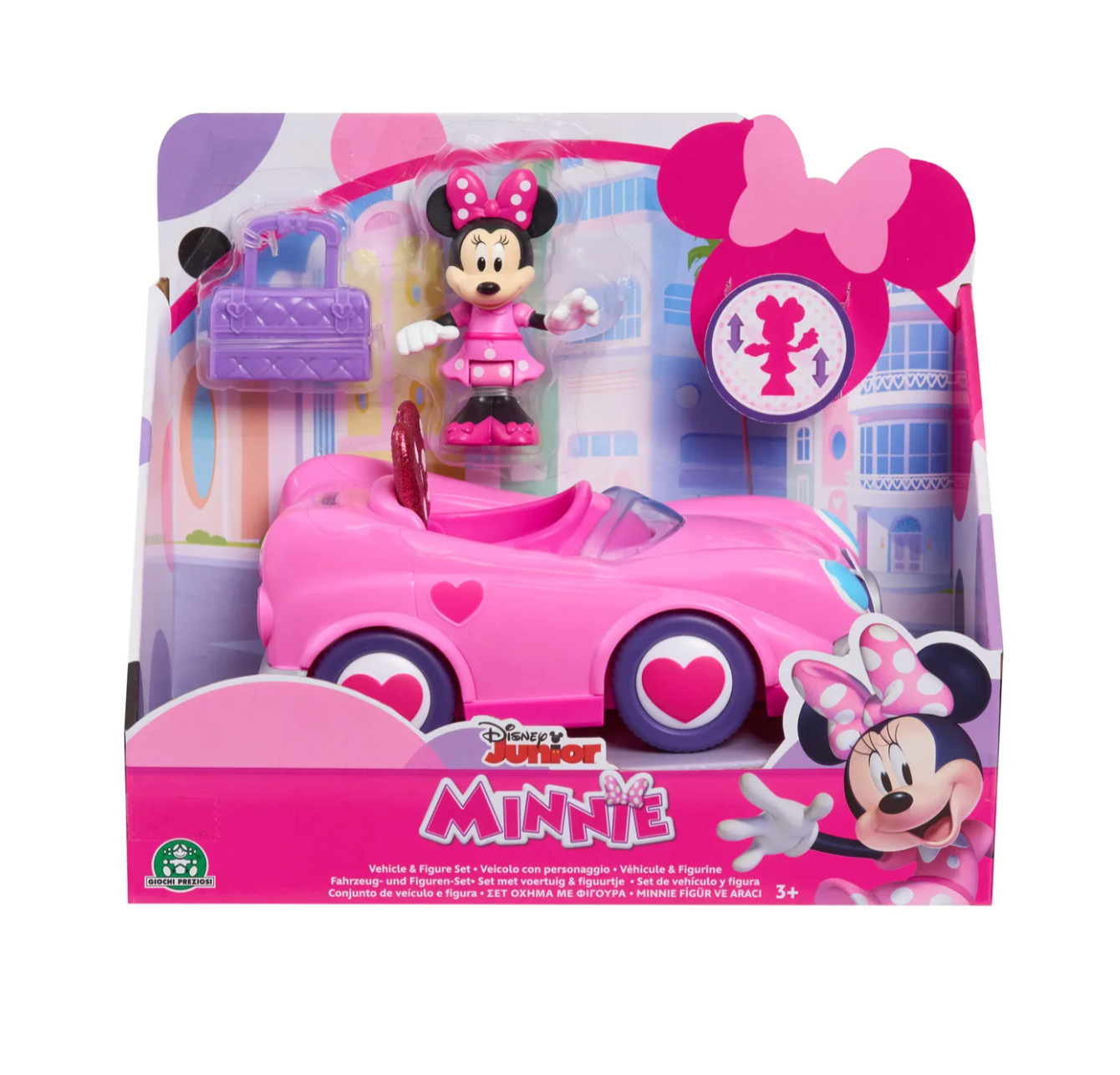 Vehiculo Minnie Mouse Con Figura