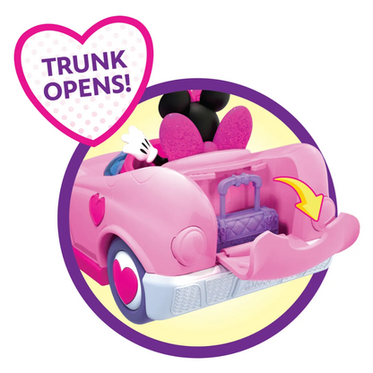 Vehiculo Minnie Mouse Con Figura