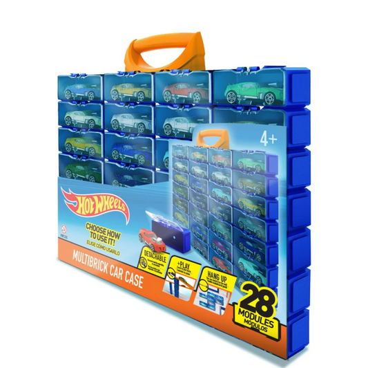 Porta Autos Hot Wheels Maletín para 28 Autos