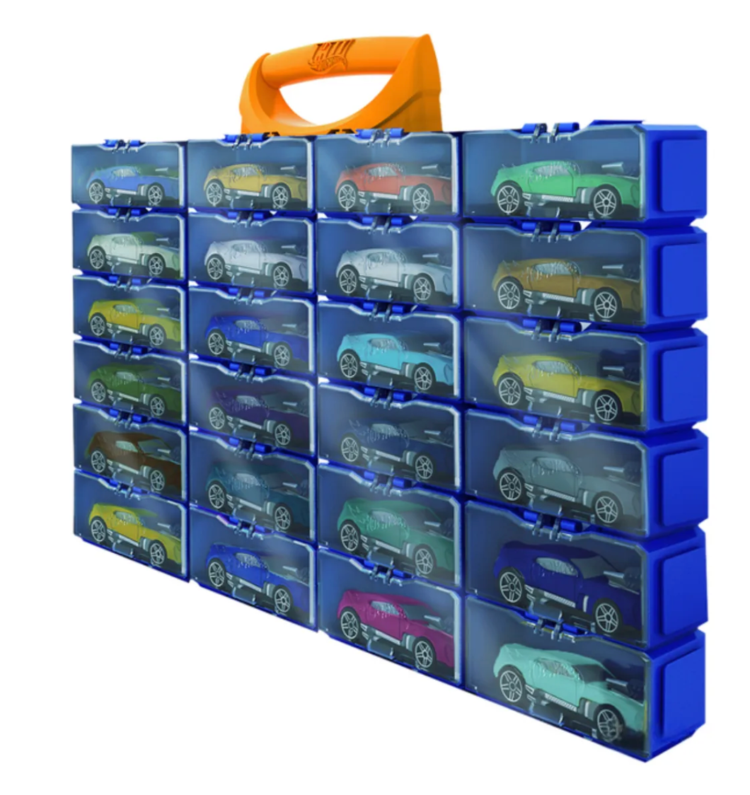 Porta Autos Hot Wheels Maletín para 28 Autos