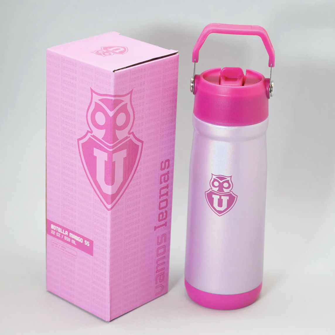 Botella Mango 650ml Pink U De Chile