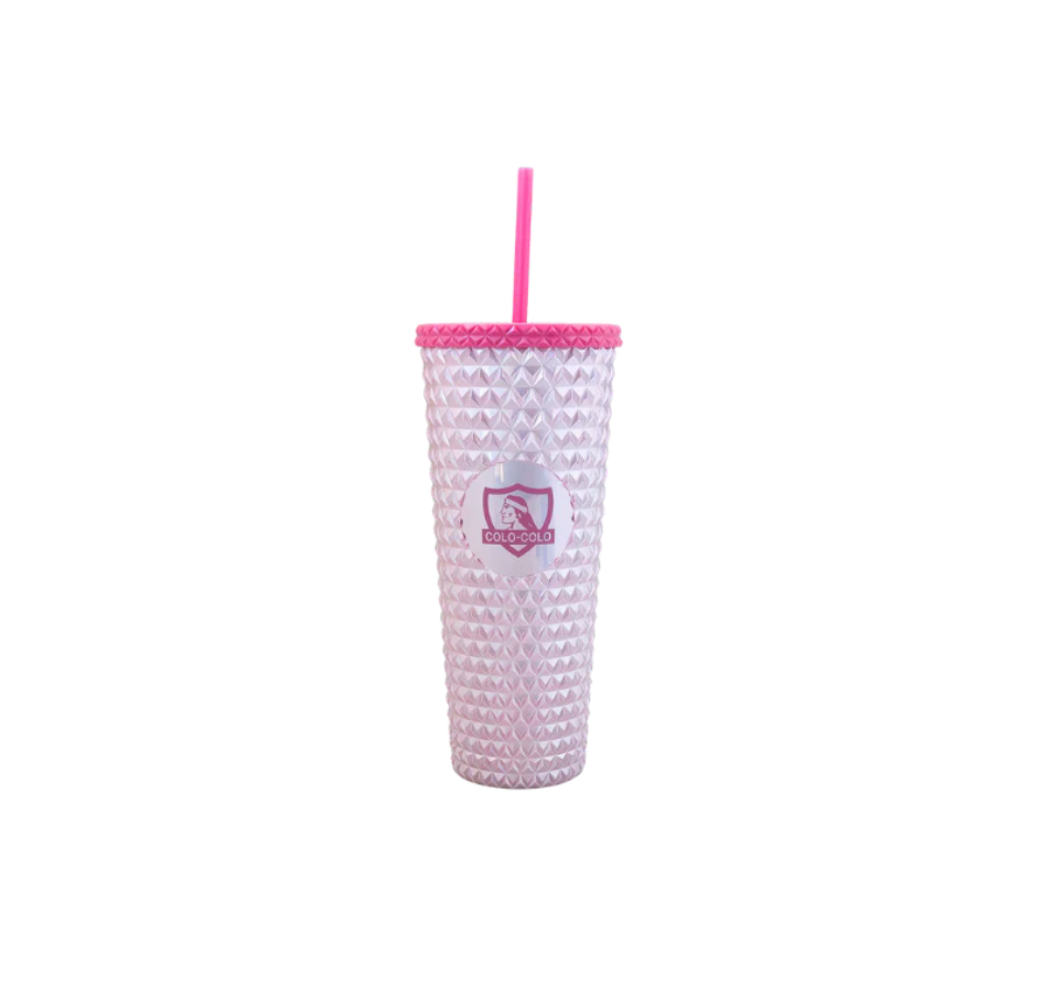Vaso Tumbler Shiny Pink Colo Colo