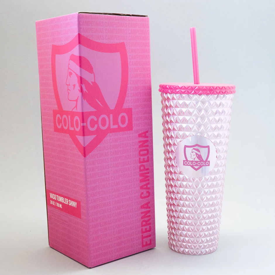Vaso Tumbler Shiny Pink Colo Colo