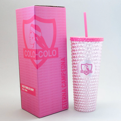 Vaso Tumbler Shiny Pink Colo Colo