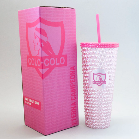 x Mayor Vaso Tumbler Shiny Pink Colo Colo