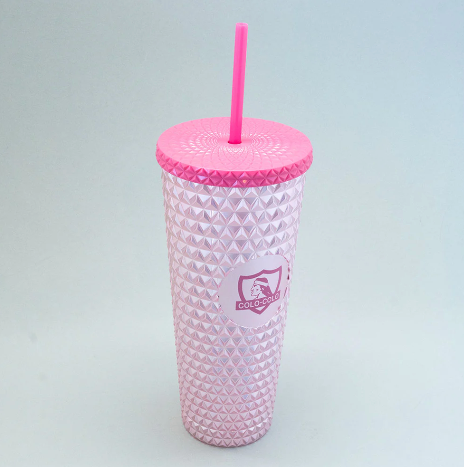 Vaso Tumbler Shiny Pink Colo Colo