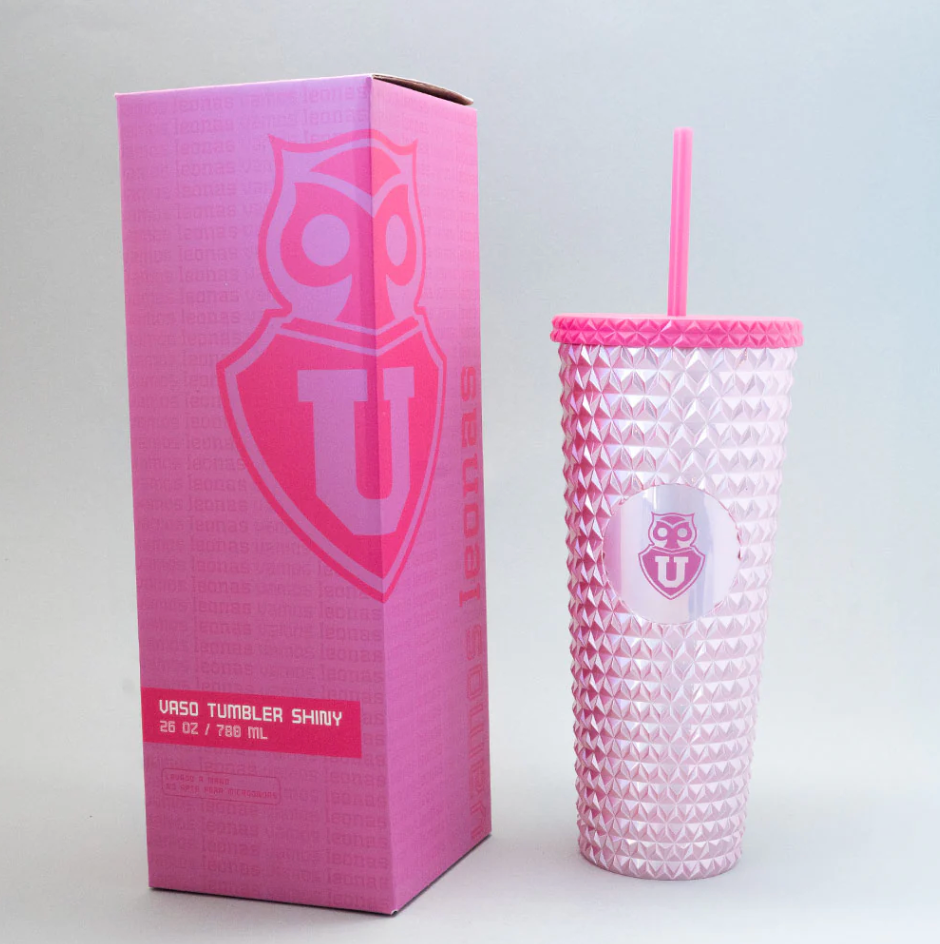 Vaso Tumbler Shiny Pink U De Chile