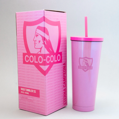 Vaso Tumbler Pink Colo Colo