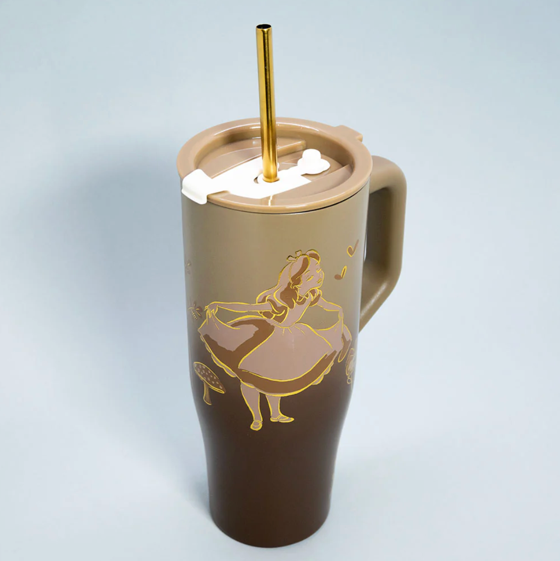 Mug Termico 40oz Alicia en el Pais de las Maravillas