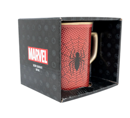 Tazon Cuadrado Spiderman 500ml Caja Marvel