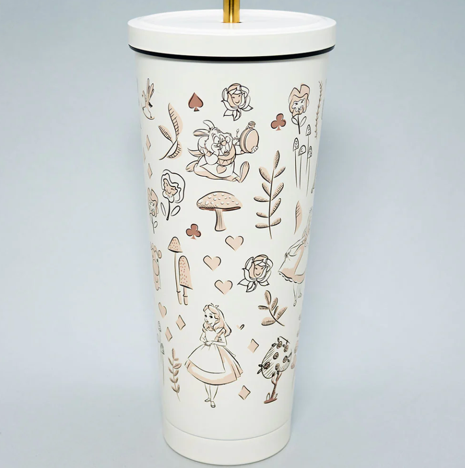 Vaso Tumbler 700ml Alicia en el Pais de las Maravillas