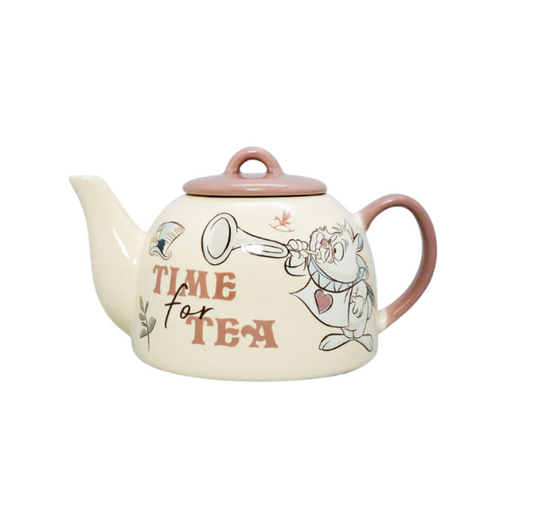 Tetera Ceramica 680 Ml Alicia en el Pais de las Maravillas